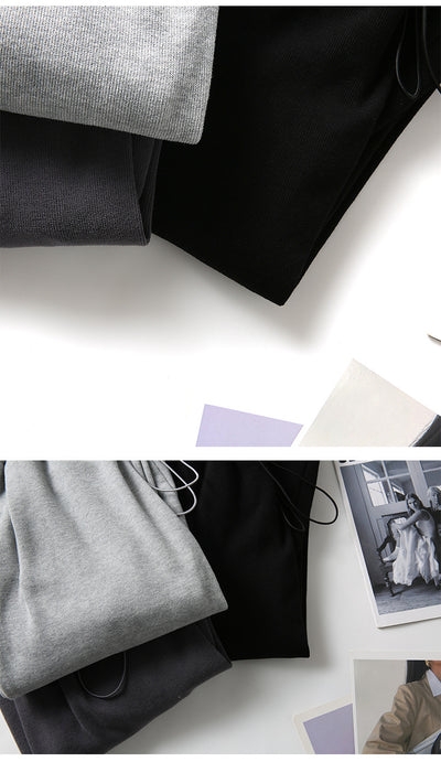 Pantalones Deportivos Velour Gris para Mujer - Comodidad Street Style - Image 19