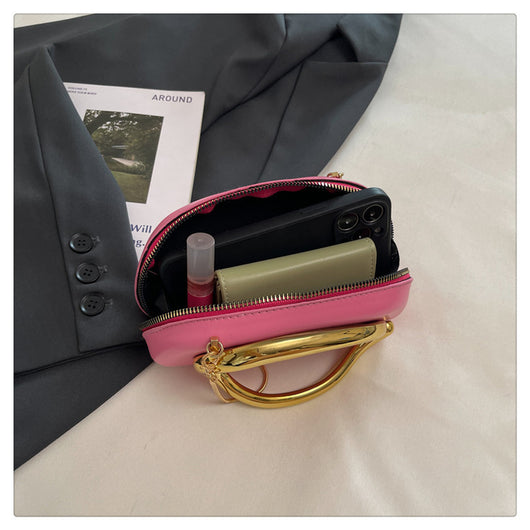 Bolsa Pequeña Vintage con Cadena de Metal y Mochila Crossbody - Image 16