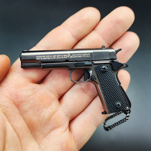 Llavero Colgante Pistola Metálica Miniatura - Image 2