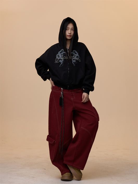 Sudadera Estampada con Capucha Retro para Mujer - Image 19
