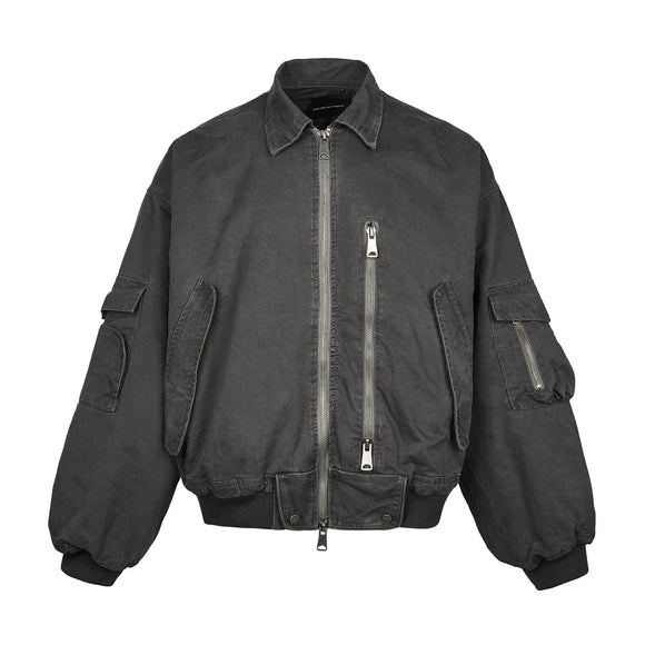 Chaqueta Bomber Acolchada de Algodón para Hombre