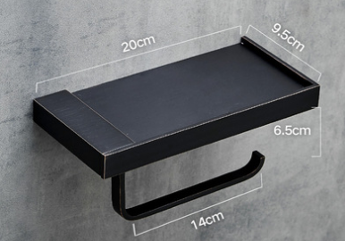 Organizador de Baño 3 en 1 - Soporte para Papel Higiénico, Toallas y Celular - Image 7