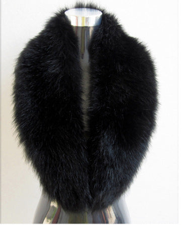 Chal de Piel Sintética con Cuello de Zorro para Mujer - Image 11