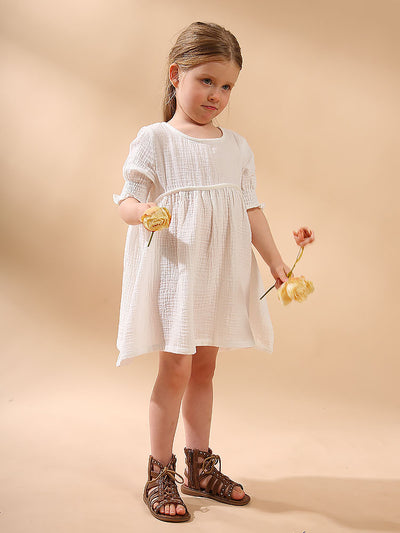 Vestido Niña Algodón Doble Capa - Confort y Estilo - Image 2