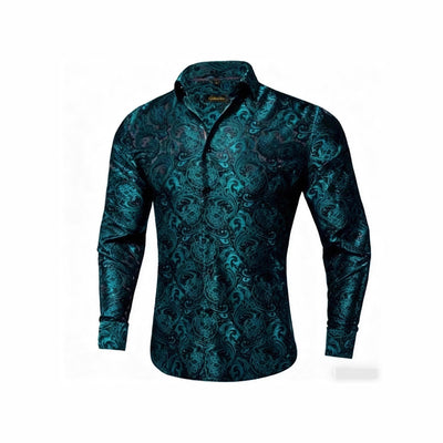 Camisa Casual Deportiva Holgada con Solapa para Hombre