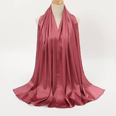 Pañuelo de Satén Monocromático Perla - Elegancia Pura - Image 14