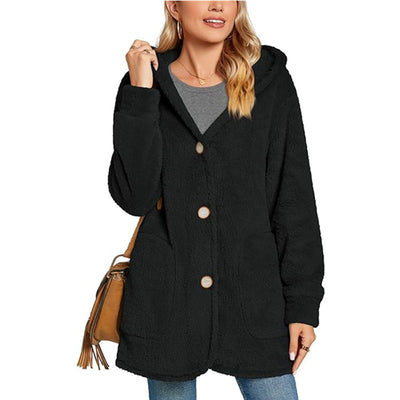 Cardigan Tipo Sudadera con Capucha y Bolsillos - Abrigo Casual Europeo - Image 24
