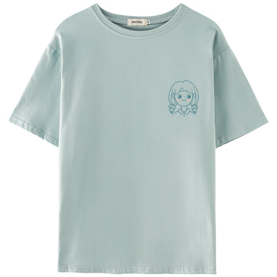 Playera Casual de Algodón con Estampado para Mujer - Verano - Image 32