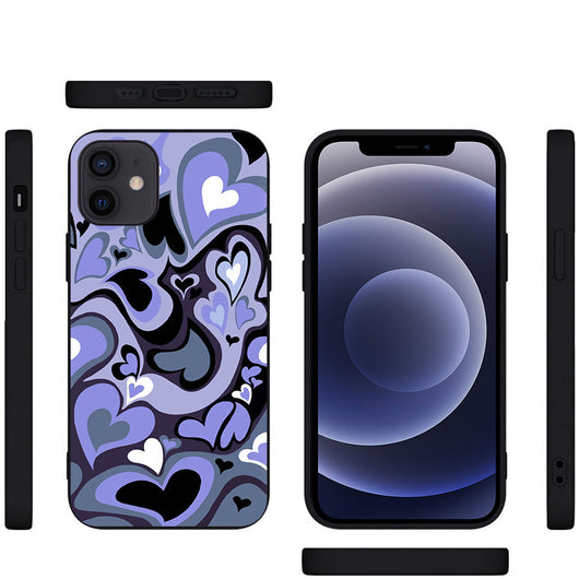 Funda para Celular Mini Corazón con Diseño Geométrico - Image 6