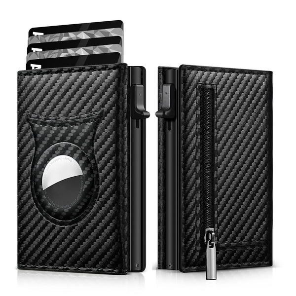 Billetera Minimalista Trifold en Microfibra para Hombre - Image 5