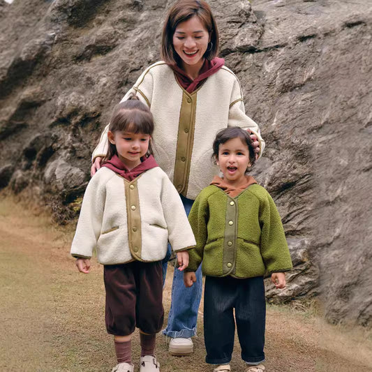 Cardigan Casual Unisex para Niños y Adultos - Ropa Coordinada en Familia