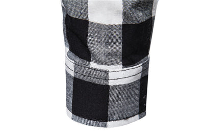 Suéter Tipo Camisa con Solapa - Abrigo Tejido Doble Textura para Hombre Otoño Invierno - Image 15