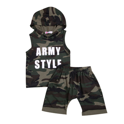 Traje sin Mangas con Capucha para Niño - Diseño Camuflaje - Image 5