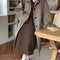 Abrigo de Cachemira Reversible Doble Faz Estilo Vintage con Grosor Premium