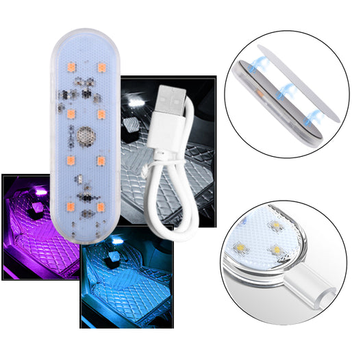 Lámpara Ambiental USB con Carga Inductiva para Auto - Image 15