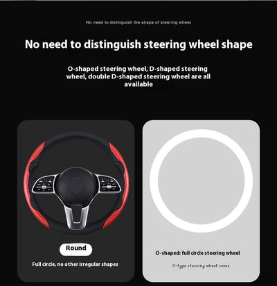 Funda para Volante de Gamuza Absorbente con Patrón Fibra de Carbono - Image 27