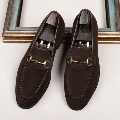 Zapatos Formales de Cuero para Hombre, Punta Afilada Efecto Hielo - Image 3