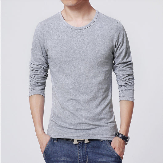 Camisa Base de Color Sólido para Hombre Joven - Image 9