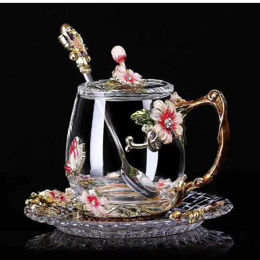 Taza de Té Floral con Tapa - Regalo Premium - Image 18