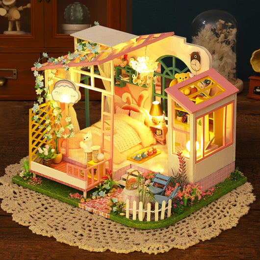 Casa de Ensueño Cottage Flores - Maqueta Artesanal para Armar - Image 3