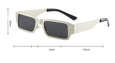Gafas de Sol Retro Punk Rectangulares Unisex - Image 14