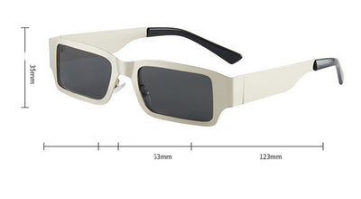 Gafas de Sol Retro Punk Rectangulares Unisex - Image 7