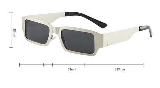 Gafas de Sol Retro Punk Rectangulares Unisex - Image 7