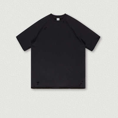 Playera Batik Desgastada de Algodón Terry para Hombre - Image 14