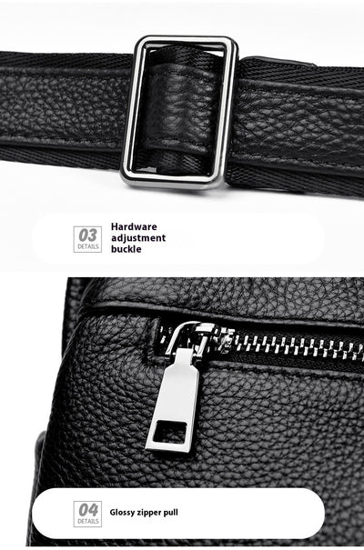 Bolso Mensajero de Cuero Genuino Primera Capa - Estilo Profesional - Image 35