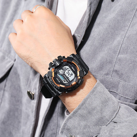 Reloj Digital Deportivo Multifuncional Resistente al Agua con Luz Nocturna para Hombre - Image 4