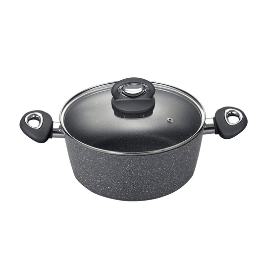 Olla Arrocera Coreana de Piedra Médica 24cm Antiadherente Doble Cara - Image 2