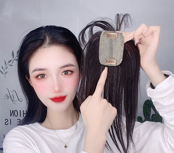 Extensiones de Cabello Humano Real con Volumen Invisible en la Coronilla