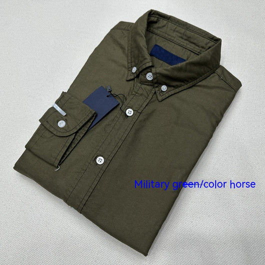 Camisa Manga Larga Hombre Business Casual Primavera Otoño - Image 8