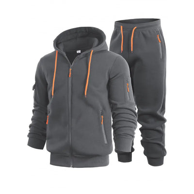 Sudadera Tipo Cardigan para Hombre con Cierre y Bolsillos en los Brazos - Image 5