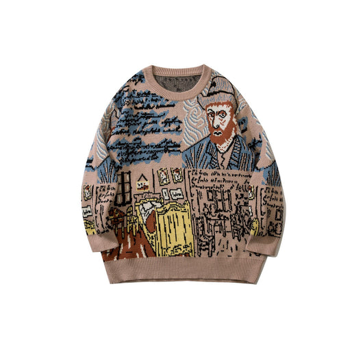 Suéter Holgado con Estampado Graffiti - Comodidad Casual - Image 6