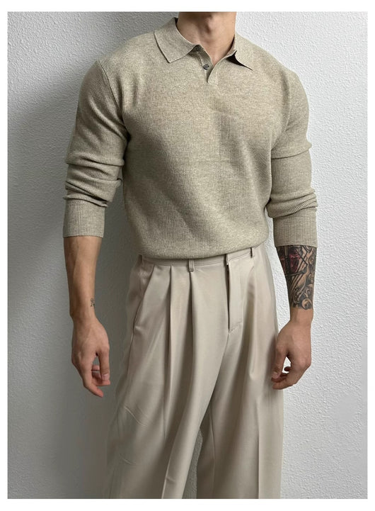 Suéter Ejecutivo Slim Fit Estilo Británico para Hombre - Image 26