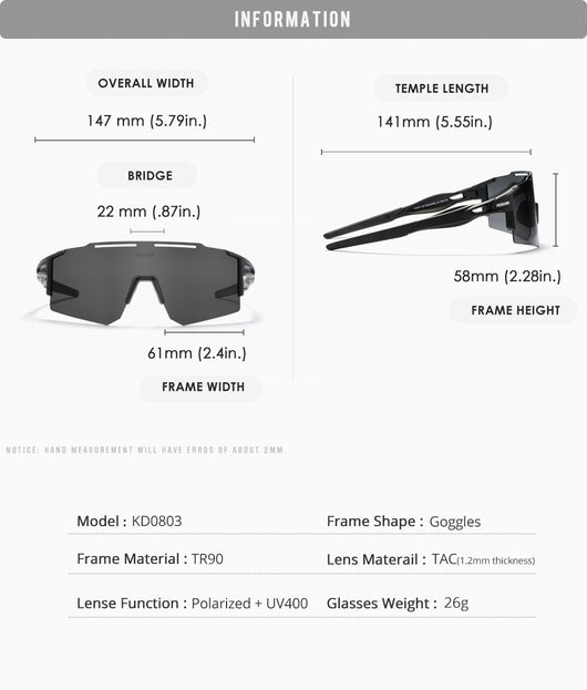 Gafas de Ciclismo Polarizadas Anti-Viento para Exteriores - Image 54