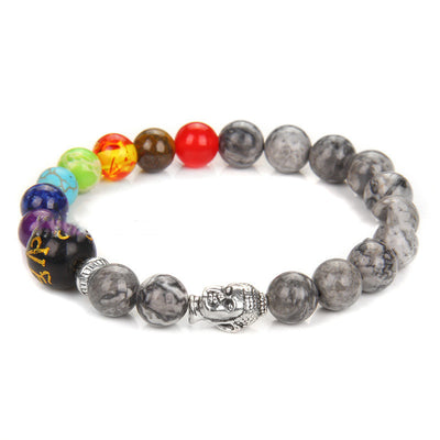 Pulsera de Piedras Naturales con los Siete Chakras - Image 12