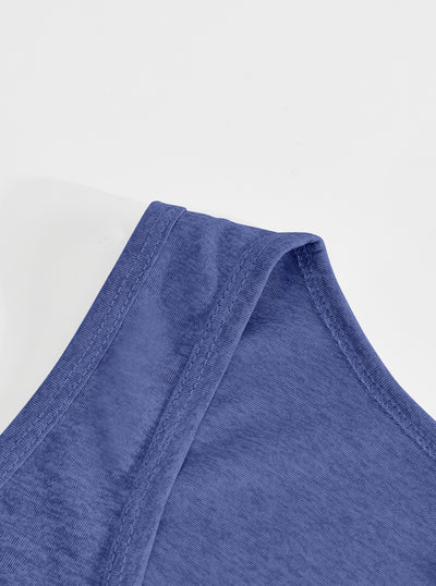 Camiseta Deportiva Hombre Sin Mangas Ajuste I-Strap Colores Sólidos - Image 33