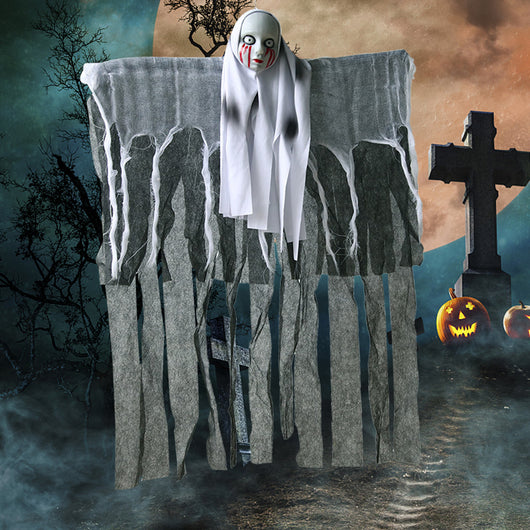 Decoración Halloween Calavera Fantasma Casa Embrujada - Adornos Terror para Fiestas Infantiles - Image 3