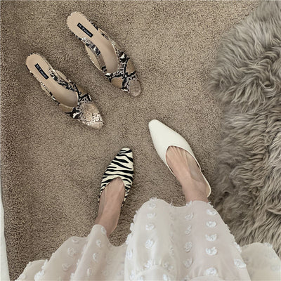 Zapatos Cómodos de Tacón Bajo con Soporte Ergonómico