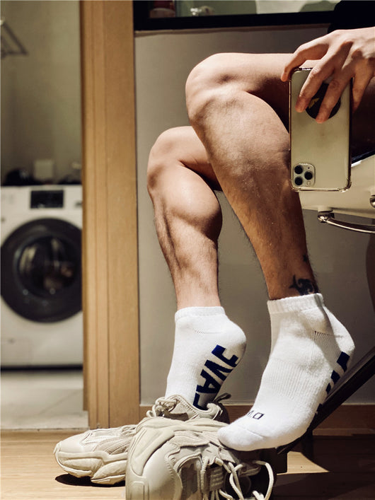 Calcetines de Lana para Hombre con Letras Deportivas - Image 13