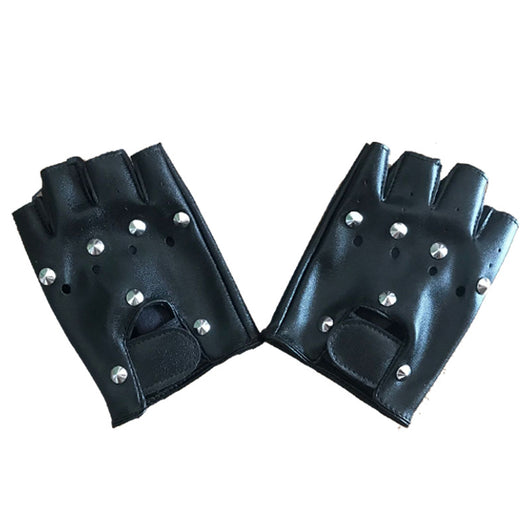 Guantes de Ciclismo Infantiles Medio Dedo PU Sports - Image 8