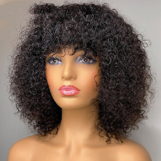 Peluca Afro Rizos Cortos con Extensiones de Cabello Largo - Image 7