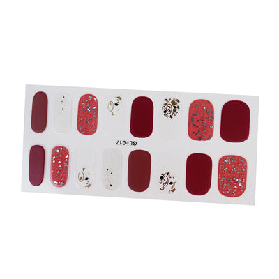 Pegatinas de Uñas Efecto Ojo de Gato Bronceado con Letras de Color - Image 41