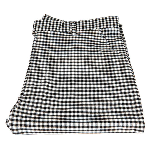 Pantalones Casuales a Cuadros Blanco y Negro para Hombre - Image 10
