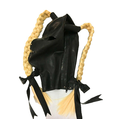 Máscara de Látex con Trenzas Estilo Europeo y Americano - Image 10