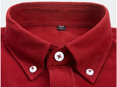 Camisa Slim Fit de Negocios en Color Liso para Primavera - Image 10