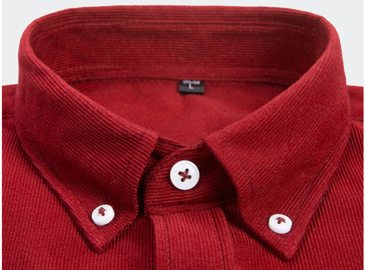 Camisa Slim Fit de Negocios en Color Liso para Primavera - Image 10