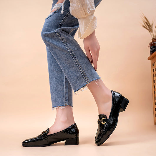 Zapatos de Cuero Genuino para Mujer - Diseño Casual y Elegante - Image 9